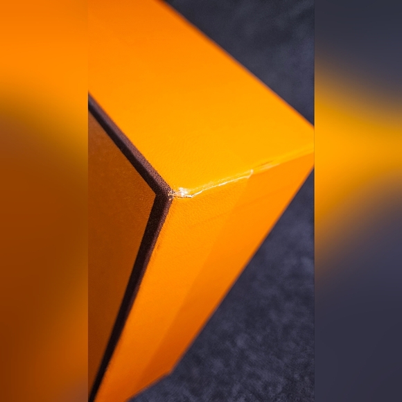 Hermes Empty Box Orange Large Gift Storage Travel Display Replacement Shopping - Picture 10 of 13